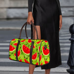 Yummy Watermelon Pieces Pattern Print Duffle Bag