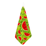 Yummy Watermelon Pieces Pattern Print Hand Towel