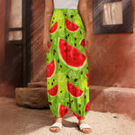 Yummy Watermelon Pieces Pattern Print Harem Pants