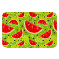 Yummy Watermelon Pieces Pattern Print Indoor Door Mat