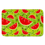 Yummy Watermelon Pieces Pattern Print Indoor Door Mat