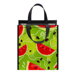 Yummy Watermelon Pieces Pattern Print Insulated Lunch Tote