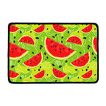 Yummy Watermelon Pieces Pattern Print Kitchen Mat