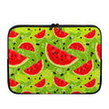 Yummy Watermelon Pieces Pattern Print Laptop Sleeve