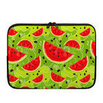 Yummy Watermelon Pieces Pattern Print Laptop Sleeve