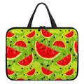 Yummy Watermelon Pieces Pattern Print Laptop Sleeve With Handle