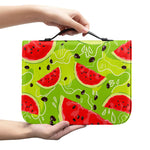 Yummy Watermelon Pieces Pattern Print Leather Bible Cover