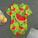 Yummy Watermelon Pieces Pattern Print Men's Bodysuit
