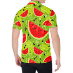 Yummy Watermelon Pieces Pattern Print Men's Shirt