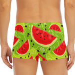 Yummy Watermelon Pieces Pattern Print Men's Short Boxer Briefs