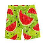 Yummy Watermelon Pieces Pattern Print Men's Sports Shorts
