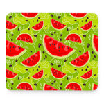 Yummy Watermelon Pieces Pattern Print Mouse Pad