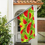 Yummy Watermelon Pieces Pattern Print Polyester Flag