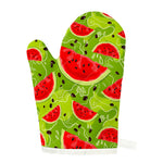 Yummy Watermelon Pieces Pattern Print Single Oven Mitt