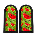 Yummy Watermelon Pieces Pattern Print Skillet Handle Cover