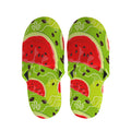 Yummy Watermelon Pieces Pattern Print Slippers