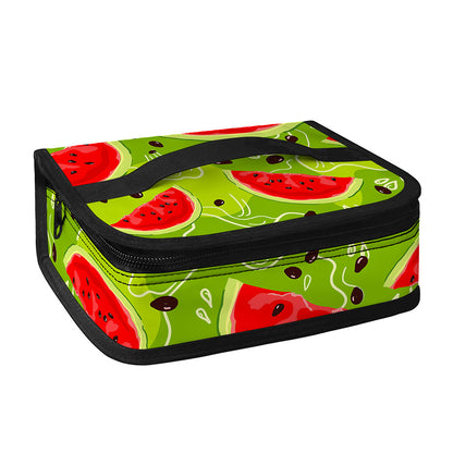 Yummy Watermelon Pieces Pattern Print Small Lunch Bag