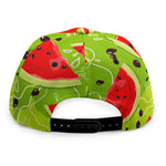 Yummy Watermelon Pieces Pattern Print Snapback Cap