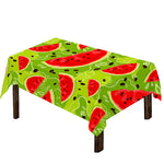 Yummy Watermelon Pieces Pattern Print Tablecloth