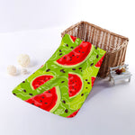 Yummy Watermelon Pieces Pattern Print Towel