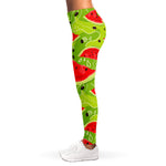 Yummy Watermelon Pieces Pattern Print Women's Leggings