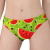 Yummy Watermelon Pieces Pattern Print Women's Panties