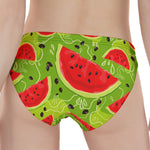 Yummy Watermelon Pieces Pattern Print Women's Panties