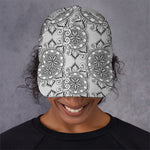 Zentangle Floral Pattern Print Baseball Cap