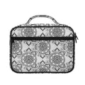 Zentangle Floral Pattern Print Briefcase Bible Bag