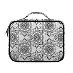 Zentangle Floral Pattern Print Briefcase Bible Bag