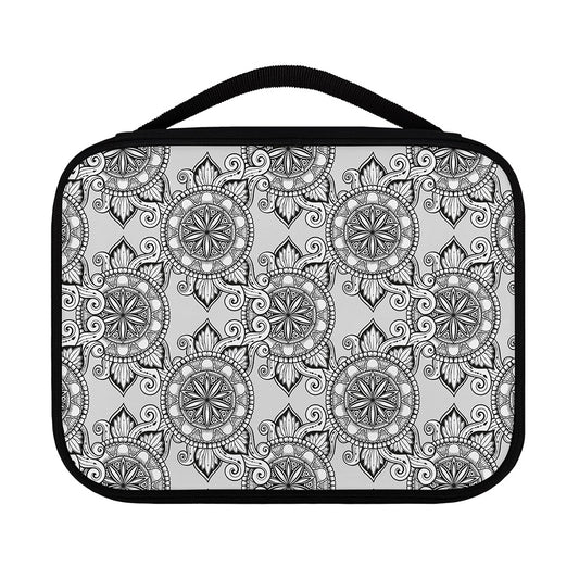 Zentangle Floral Pattern Print Classic Bible Case