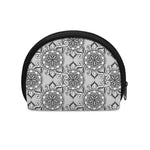 Zentangle Floral Pattern Print Coin Purse