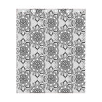 Zentangle Floral Pattern Print Curtain