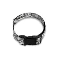 Zentangle Floral Pattern Print Dog Collar