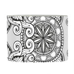Zentangle Floral Pattern Print Drum Lamp Shade