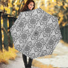 Zentangle Floral Pattern Print Foldable Umbrella