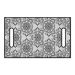 Zentangle Floral Pattern Print Golf Cart Seat Cover