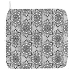 Zentangle Floral Pattern Print Hand Towel