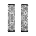 Zentangle Floral Pattern Print Handle Covers