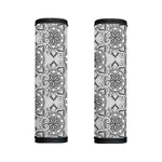 Zentangle Floral Pattern Print Handle Covers