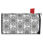 Zentangle Floral Pattern Print Mailbox Cover