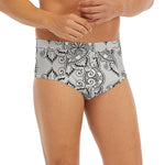 Zentangle Floral Pattern Print Men's Briefs