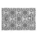 Zentangle Floral Pattern Print Placemat