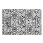 Zentangle Floral Pattern Print Placemat