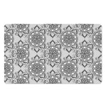 Zentangle Floral Pattern Print Polyester Doormat