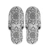Zentangle Floral Pattern Print Slippers