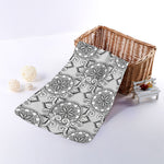 Zentangle Floral Pattern Print Towel
