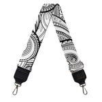 Zentangle Flower Pattern Print Bag Strap