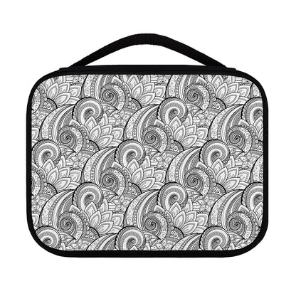 Zentangle Flower Pattern Print Classic Bible Case