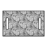 Zentangle Flower Pattern Print Golf Cart Seat Cover